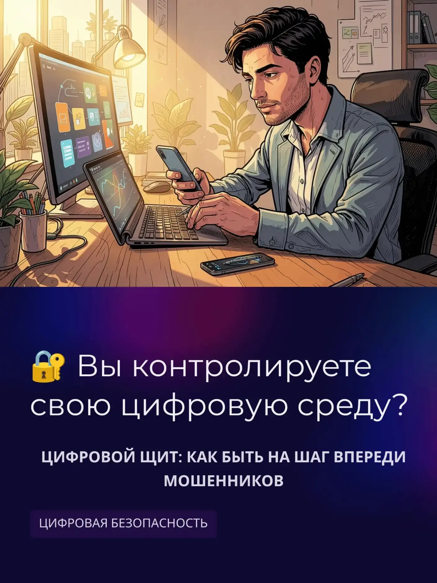 БЕЗОПАСНОСТЬ В ОДИН КЛИК: ТВОЙ ЦИФРОВОЙ ИММУНИТЕТ 🛡️