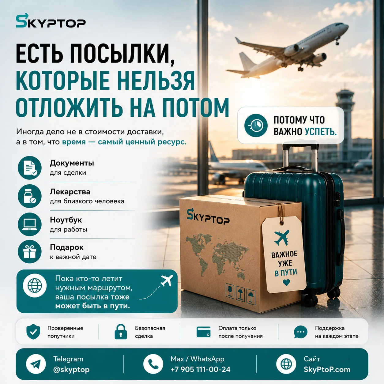 📦 Есть посылки, которые нельзя отложить на потом.

Не потому, что они дорогие.
А потому, что их жду