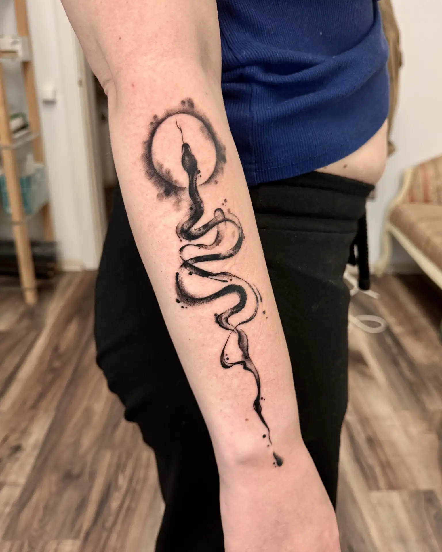 Тату змея🐍