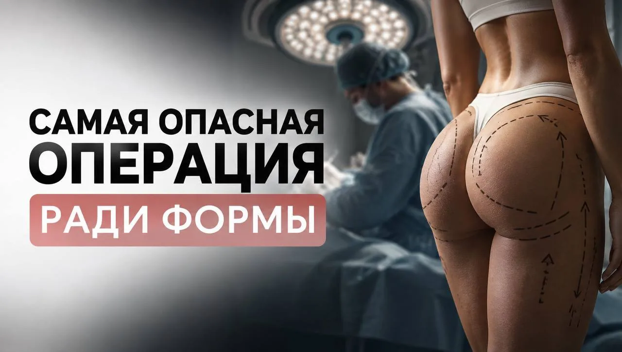 Одна из самых опасных операций ради красивых ягодиц