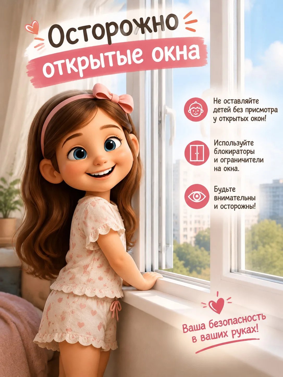 Открытые окна становятся главной причиной детского травматизма и смертности от падения ...