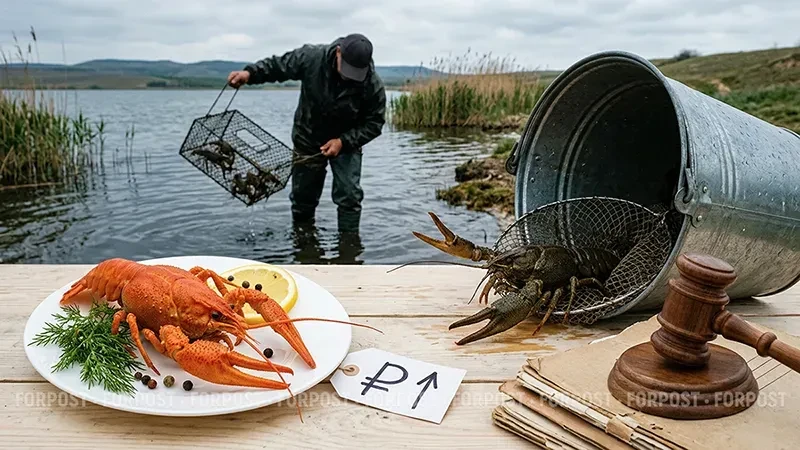 Один незаконно пойманный рак теперь обойдётся почти в 1700 рублей 🦞🦞