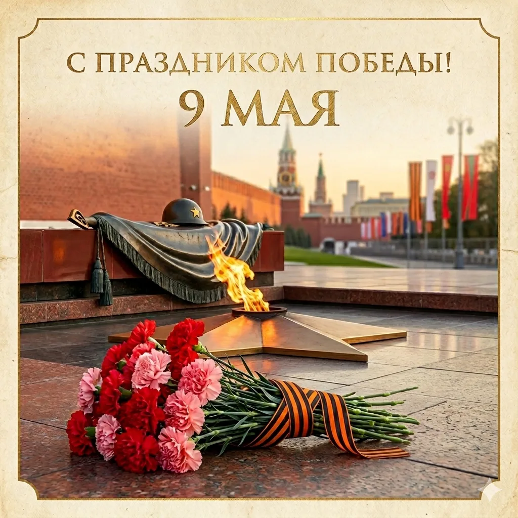 С Днём Великой Победы! Мира, тепла и благодарной памяти.
9 мая — день нашей гордости и скорби. С пра
