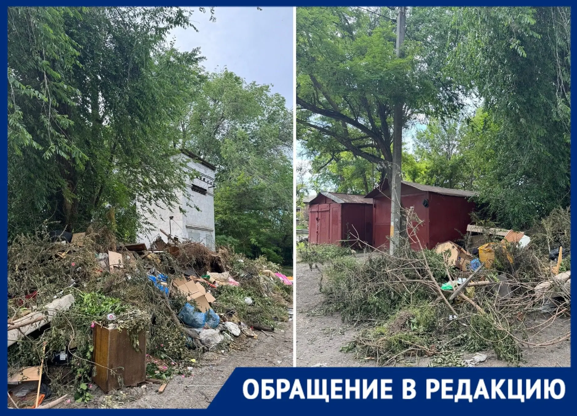 «Денег нет, но вы любуйтесь»: «Благоустройство» Таганрога полгода не может убрать стихийную свалку

