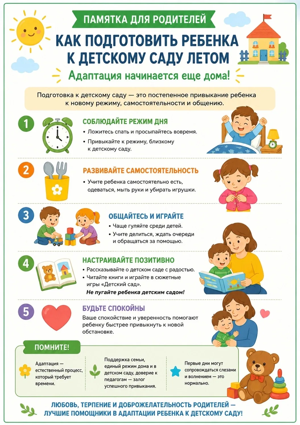 🌼 ПАМЯТКА ДЛЯ РОДИТЕЛЕЙ 🌼