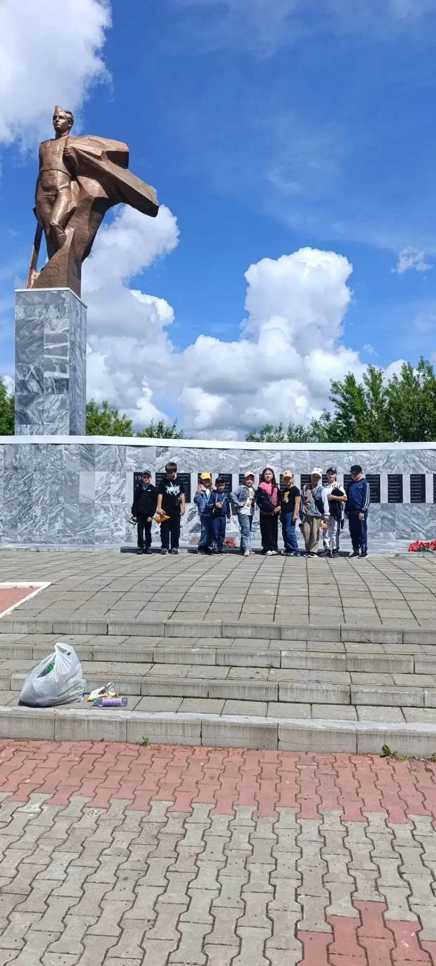 🌞Во время летних каникул, с целью патриотического воспитания, для обучающихся начального звена наше