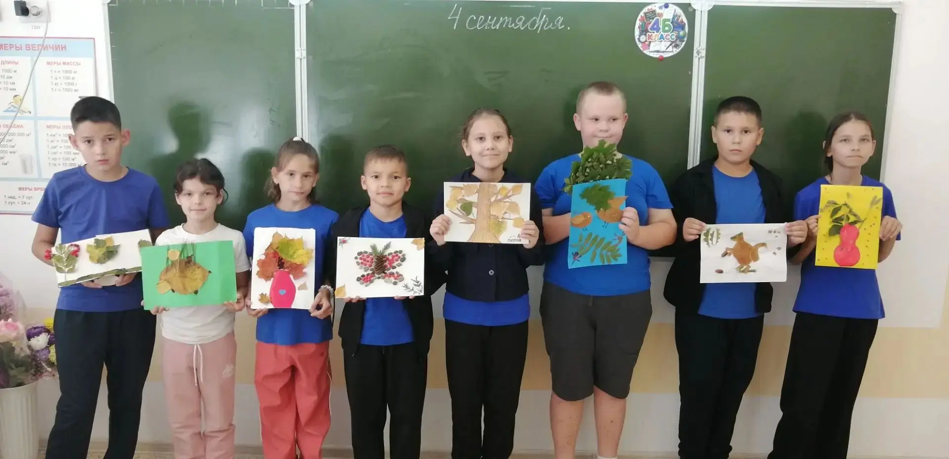 🍂 Осенние поделки из природного материала: идеи учащихся 4 Б класса 🍂