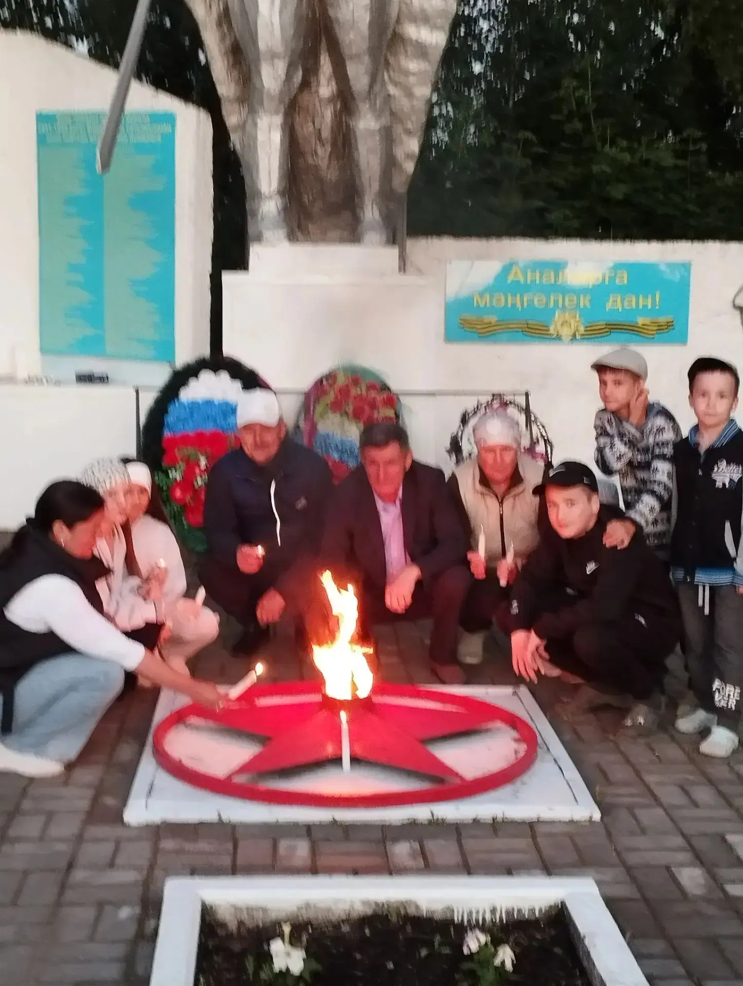 "Свеча памяти" в селе Старые Чукалы