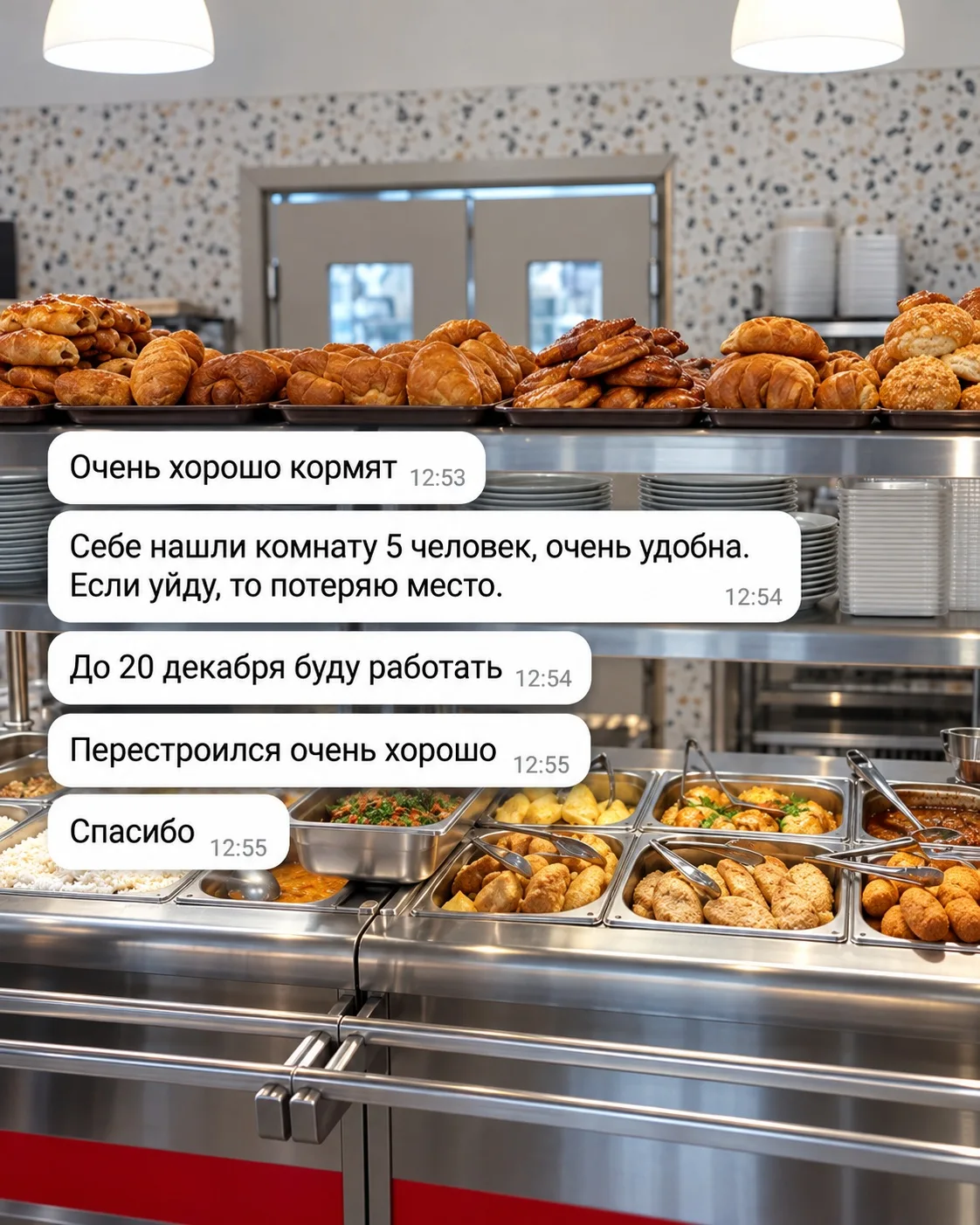 Как вас кормят на вахте? 🍽