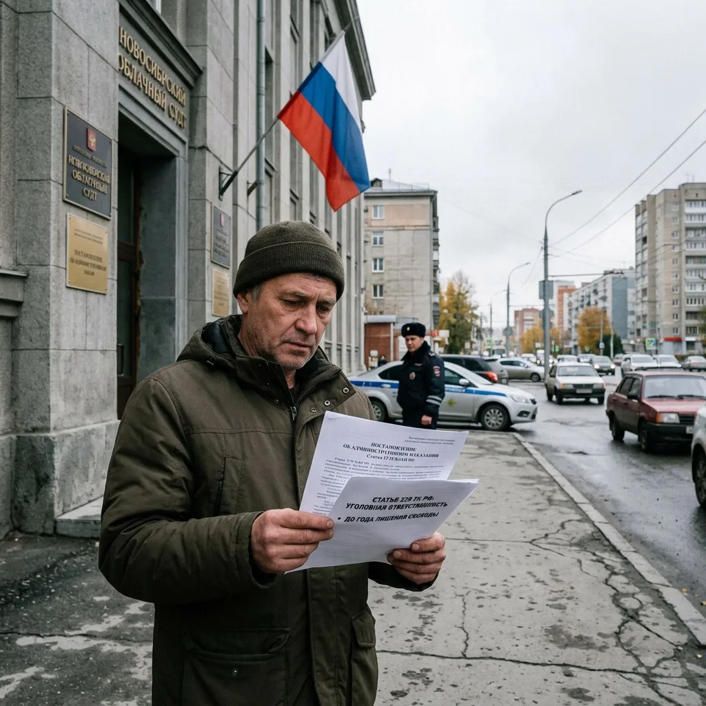 Стало известно, какой штраф грозит новосибирцам за осквернение флага РФ