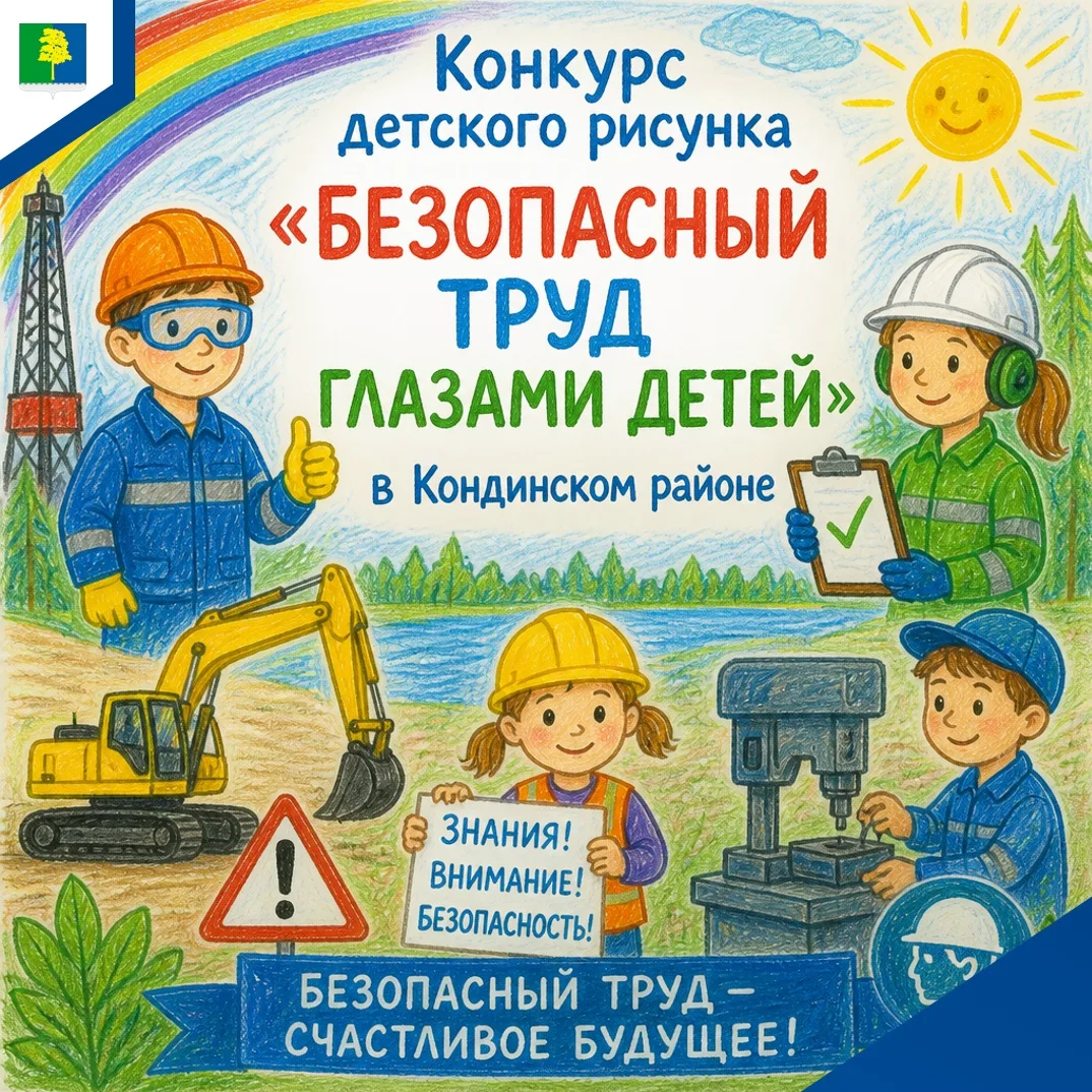 В Кондинском районе стартует конкурс детского рисунка «Безопасный труд глазами детей»