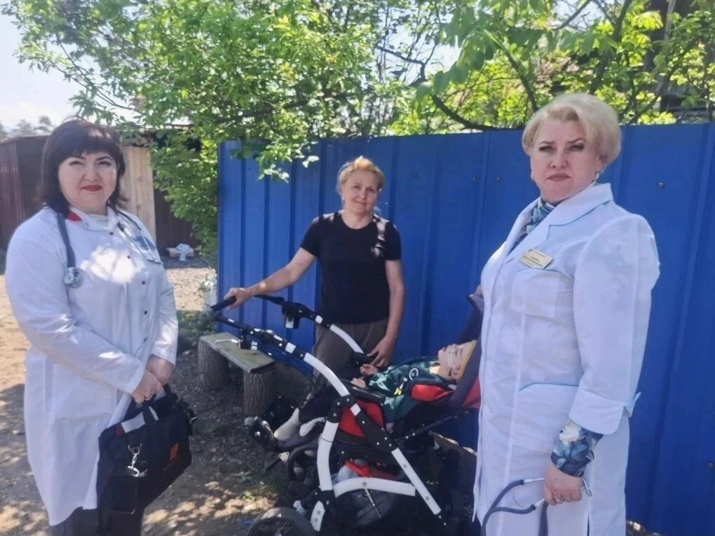 🚑Недавно специалисты выездной бригады Пожарской центральной районной больницы посетили маленького п