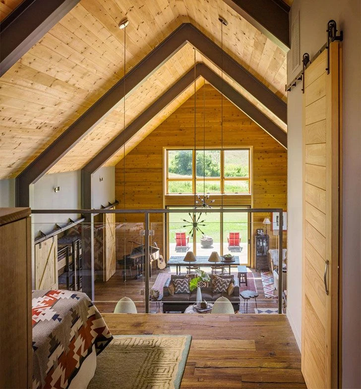 Modern Barn House in Vermont Barn homes with loft