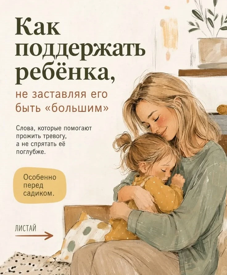 Как поддержать ребенка❤