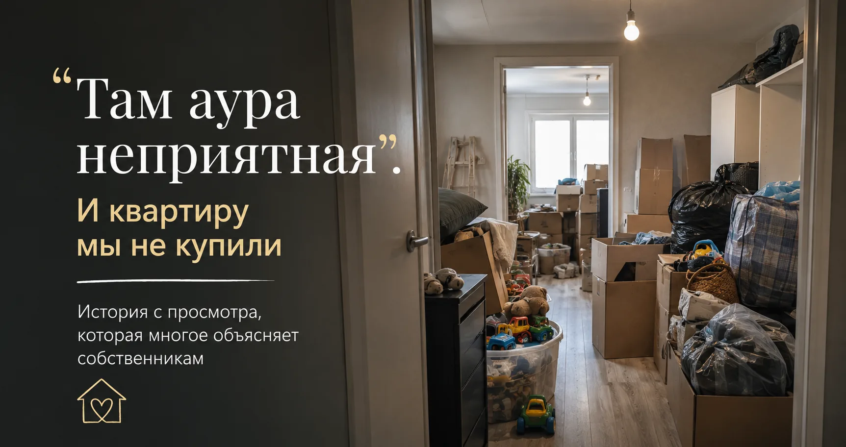 «ТАМ АУРА НЕПРИЯТНАЯ». И КВАРТИРУ МЫ НЕ КУПИЛИ.