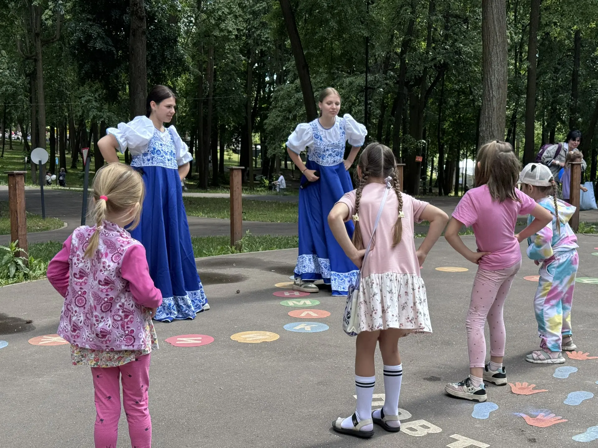 Началась анимационная программа на детской велотрассе 🧸