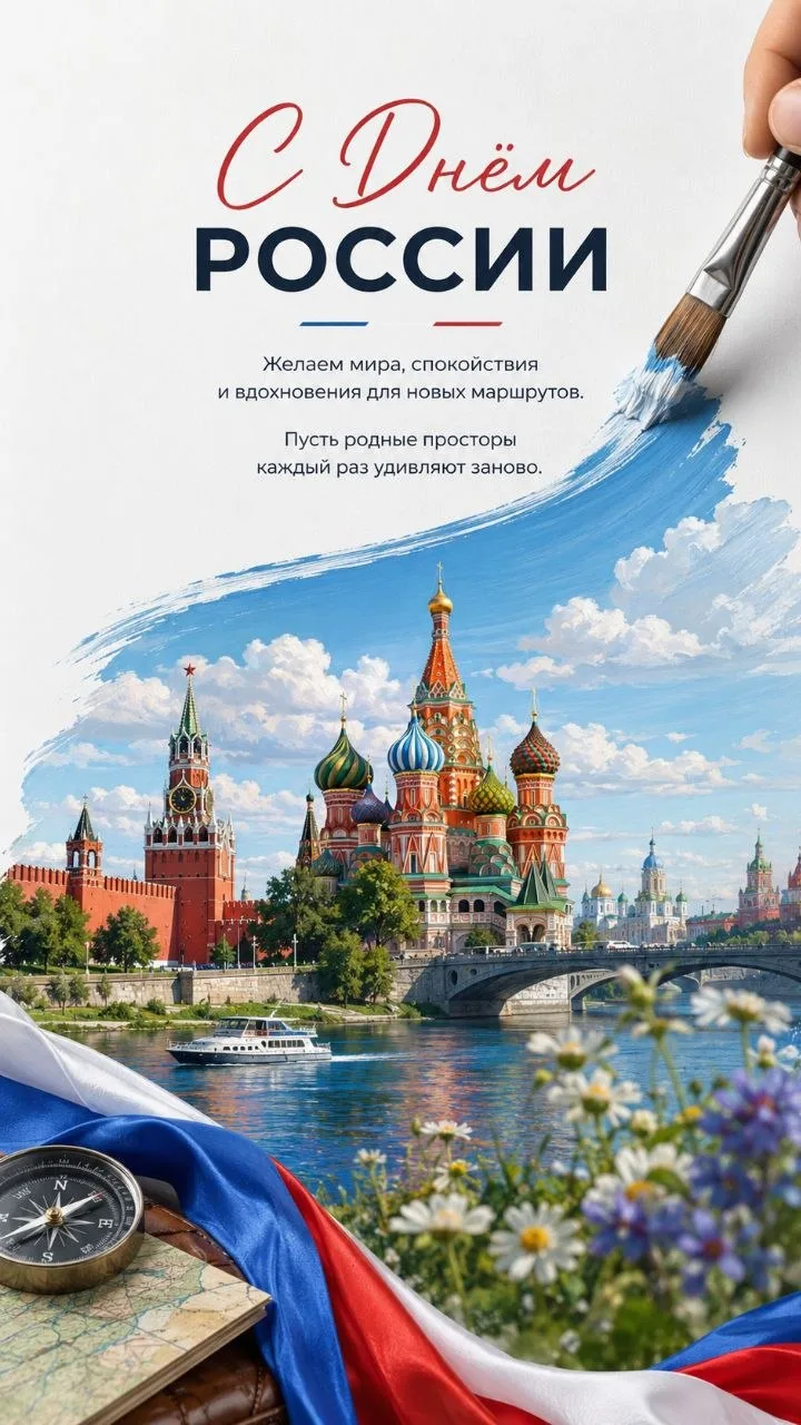 Друзья, с праздником! 🇷🇺

Желаем вам уверенности в завтрашнем дне, крепкого здоровья и семейного б
