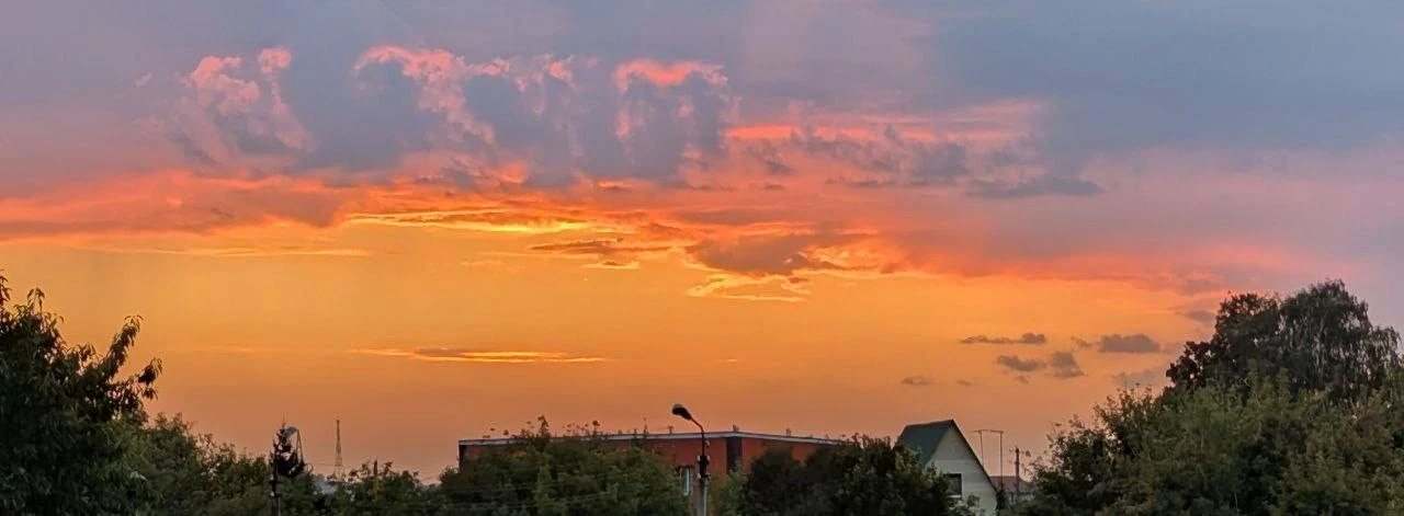 ☀️Яркий осенний закат