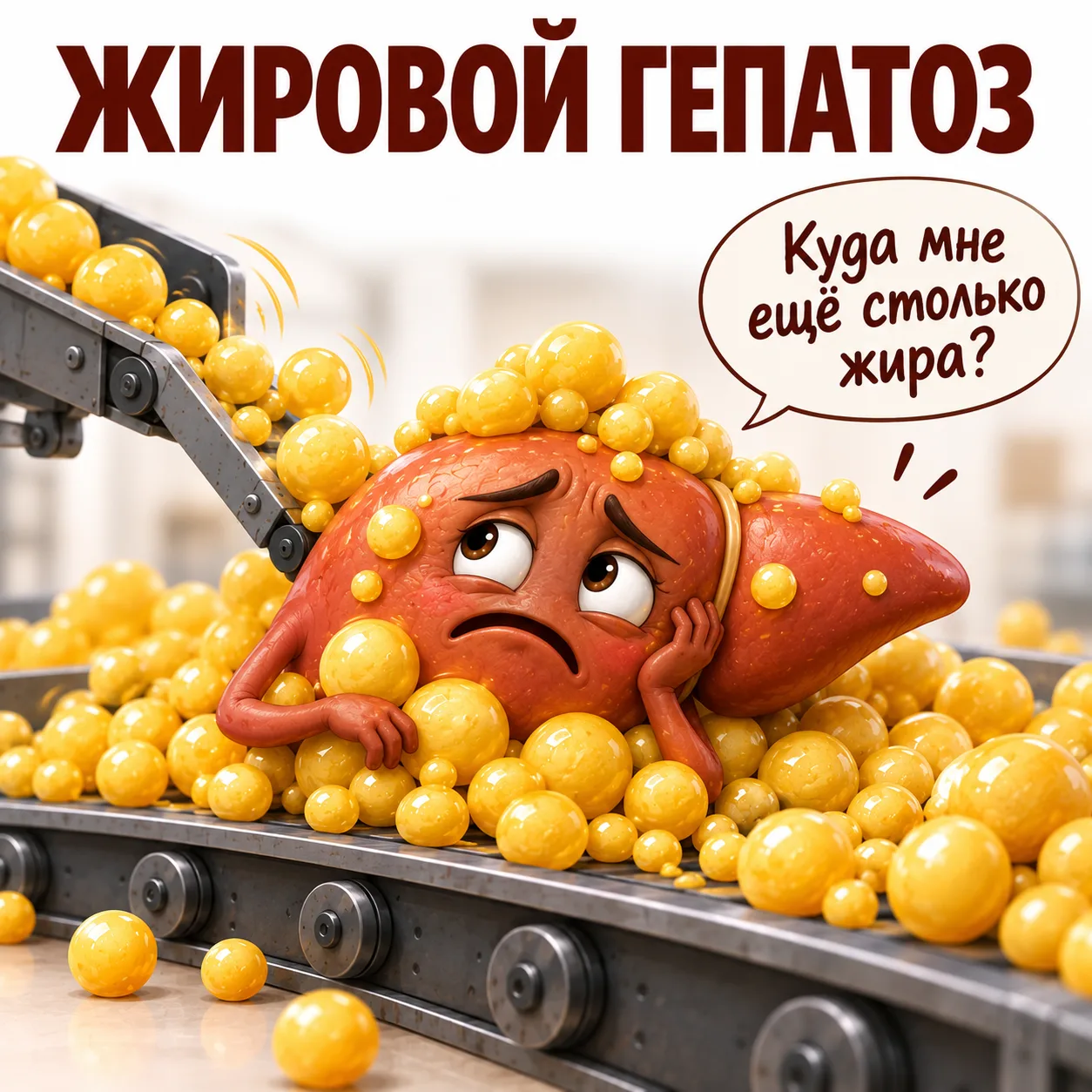 ЖИРОВОЙ ГЕПАТОЗ - КОГДА ПЕЧЕНЬ ЗАБИТА ЖИРОМ