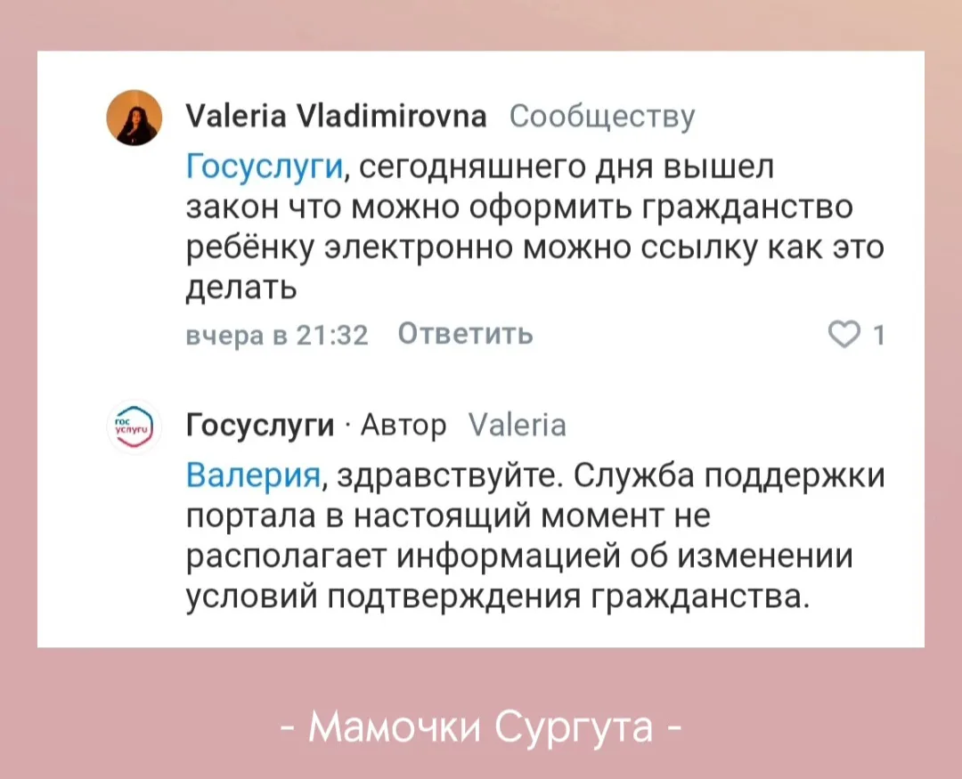 В новостях пишут, что с 26 апреля подтвердить гражданство ребенка можно онлайн.  Но только вот офици