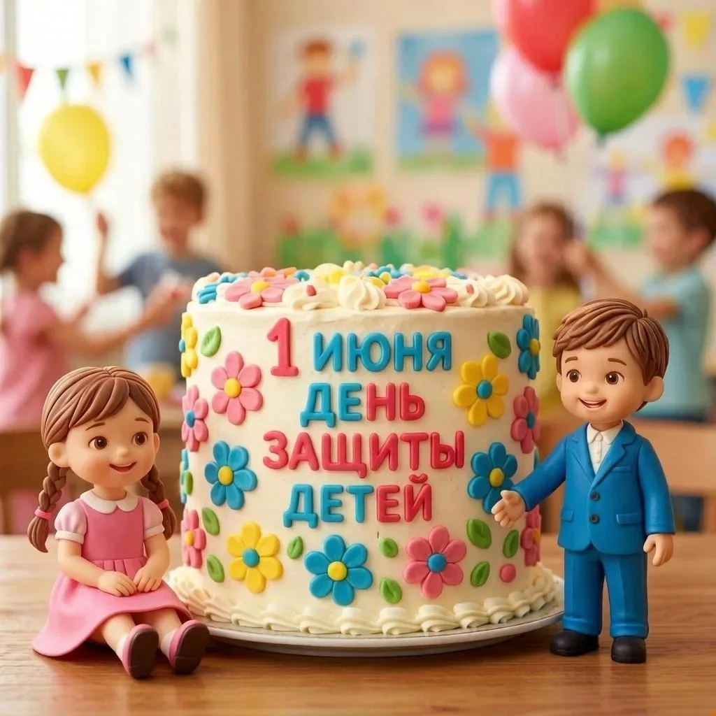 Дорогие ребята и уважаемые родители! 👋
От всего сердца детского сада поздравляем вас с 1 июня – Днё