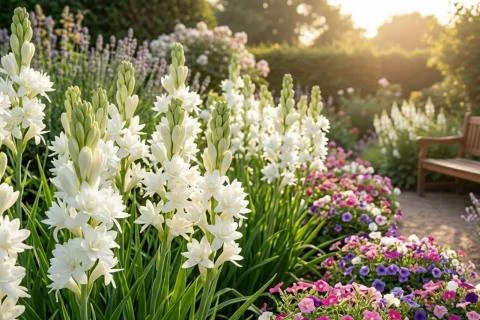 ТУБЕРОЗА ПРЕВРАЩАЕТ ДАЧУ В ПАРФЮМЕРНЫЙ ОАЗИС 🌿