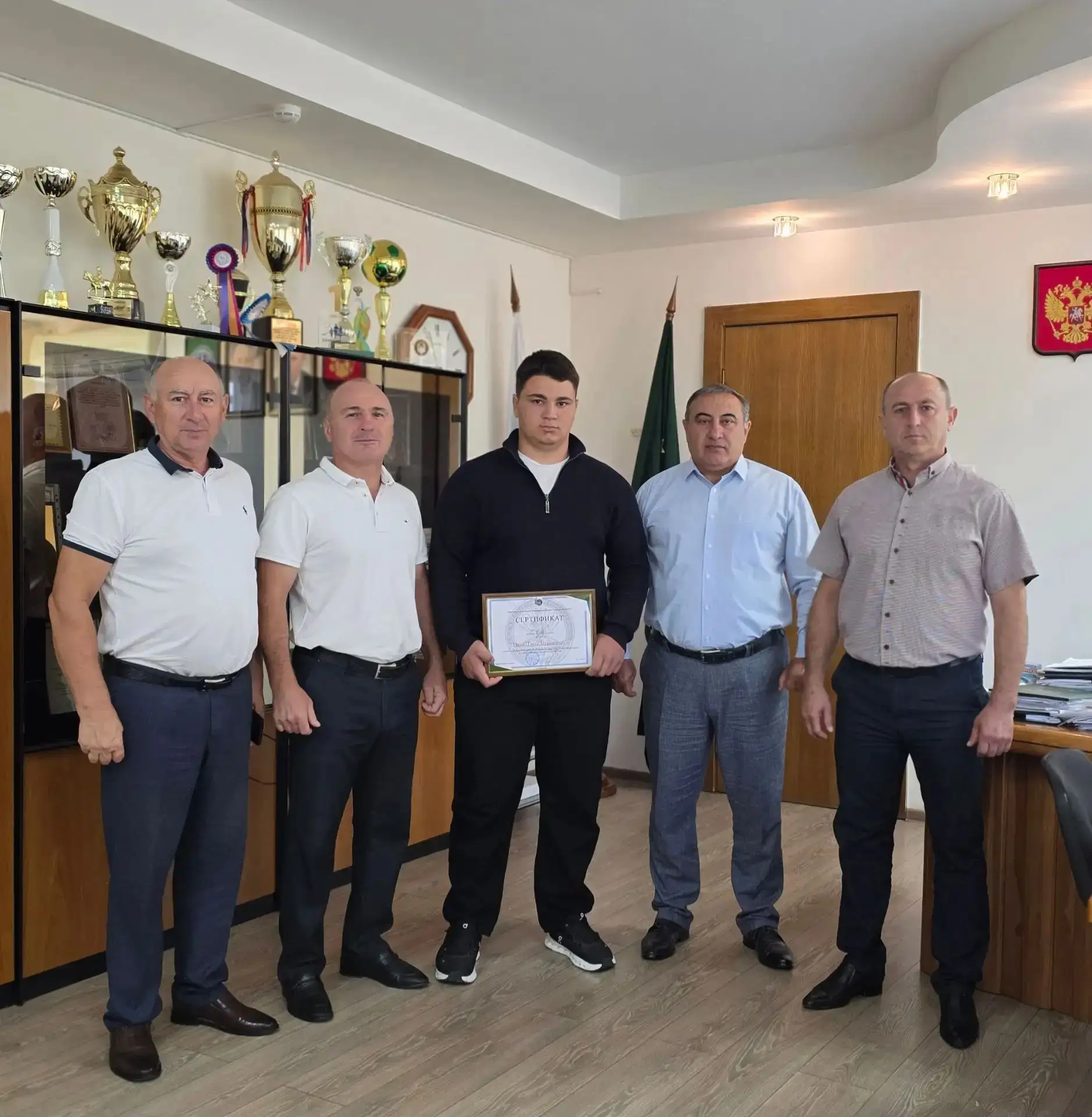 Глава района чествовал победителя Первенства ЮФО
