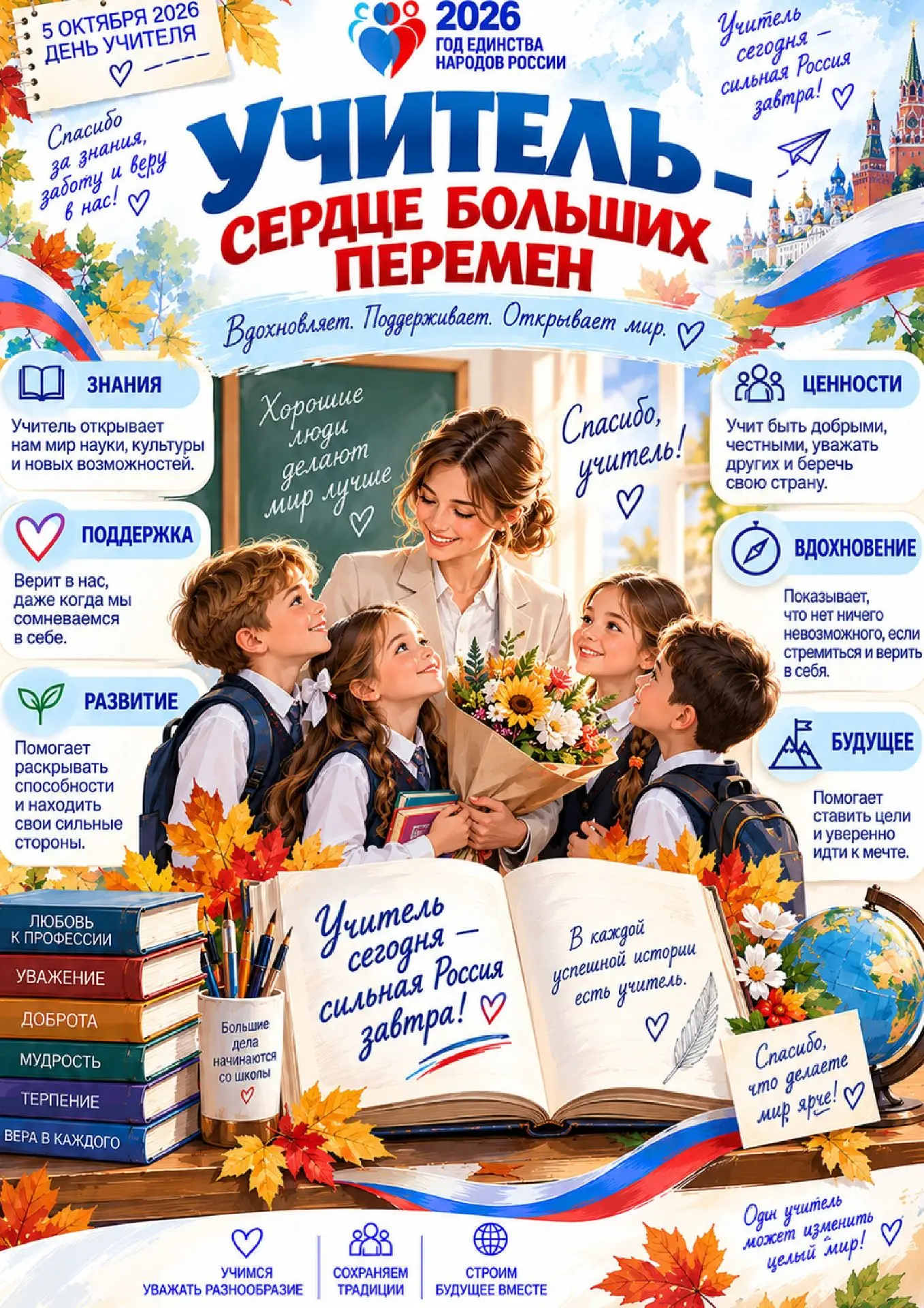 🍁 С Днём учителя, дорогие наши педагоги!