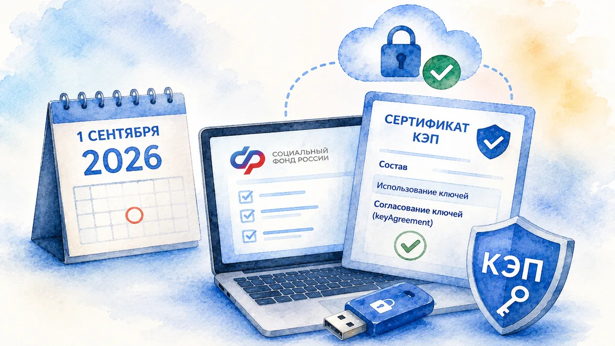 ⚠️ Важно: С 1 сентября 2026 года СФР ужесточает требования к электронной подписи

В связи с переходо