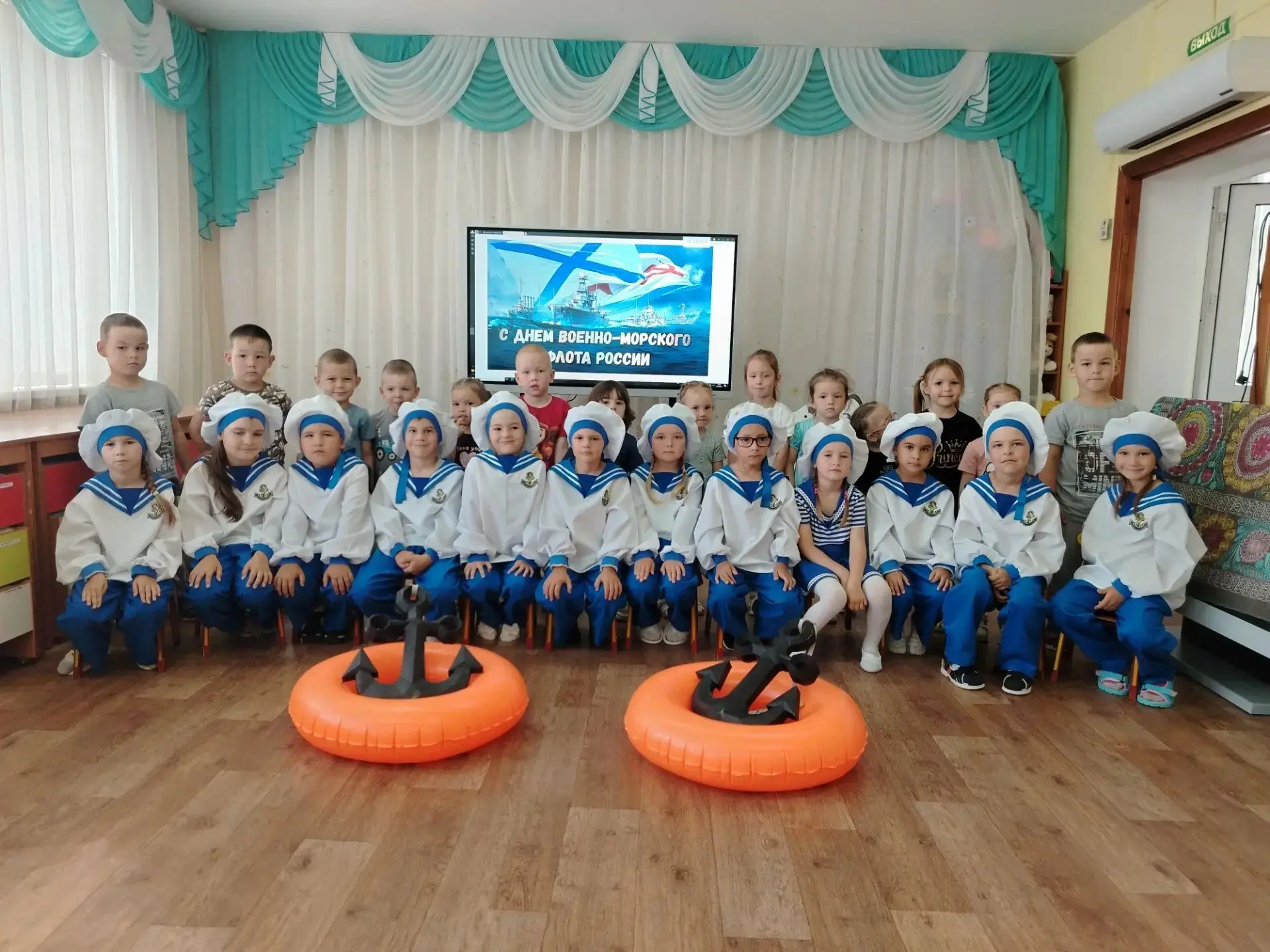 Сегодня в нашем детском саду прошло увлекательное мероприятие, посвящённое Дню Военно-М...