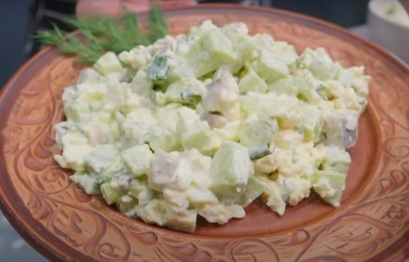 Салат «Морской змей».