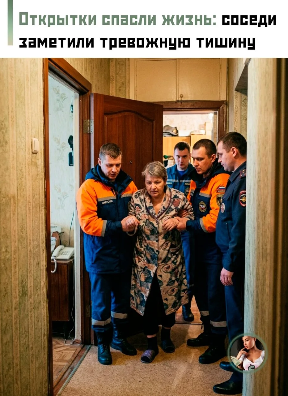 😳 Москвичку удалось спасти благодаря её привычке ежедневно отправлять позитивные открытки в домовой