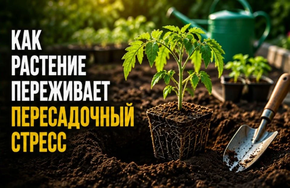 Как растение переживает пересадочный стресс