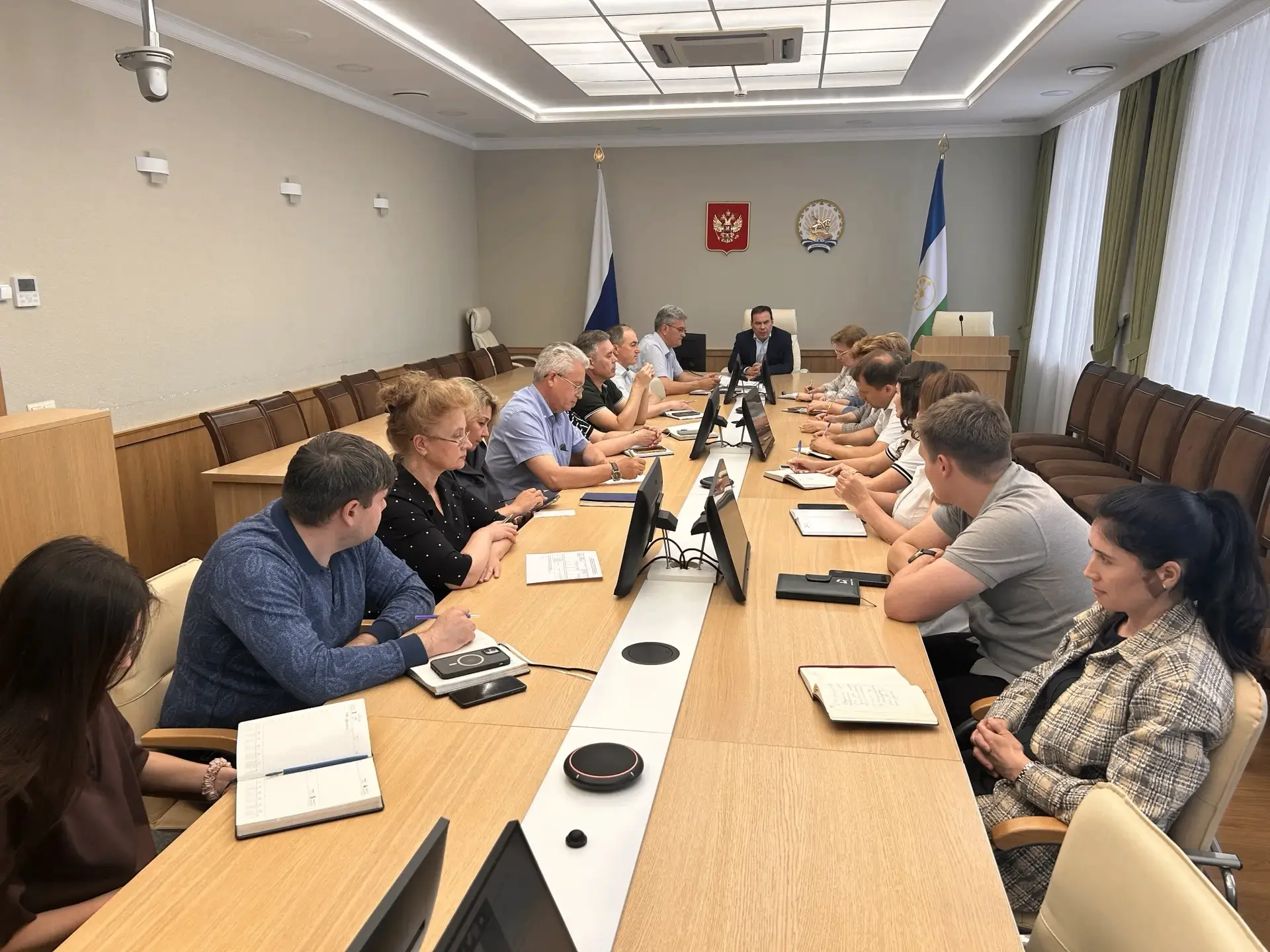 В Центральной избирательной комиссии Республики Башкортостан в режиме видеоконференцсвязи прошло сов