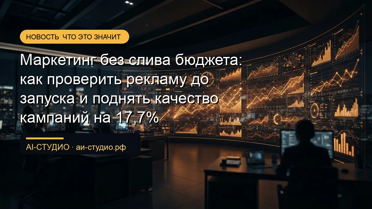Экономия рекламного бюджета до запуска