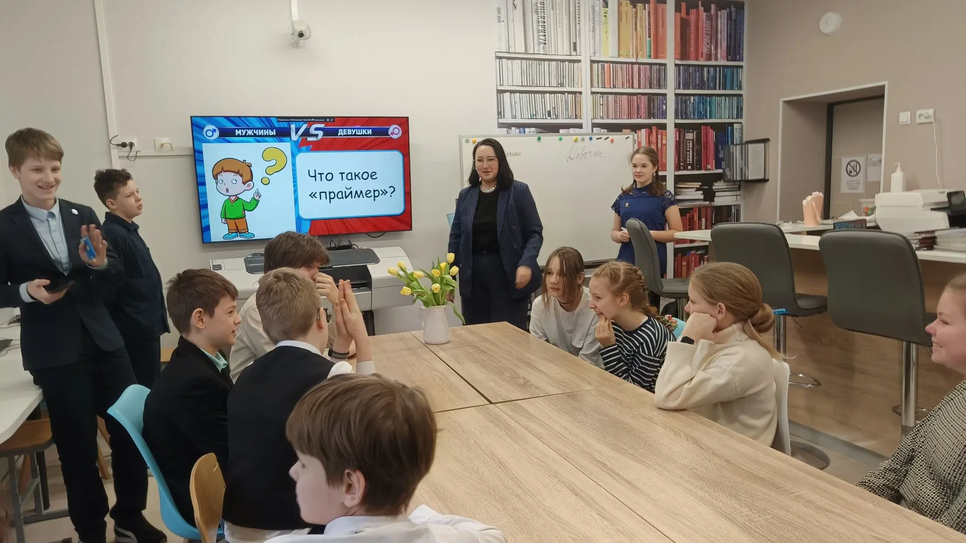 🎉 В нашей школе прошла «Битва полов»!  В череде праздничных мероприятий, посвященных 8 Марта, советн