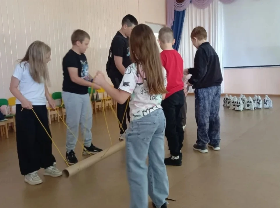 В нашем  центре дополнительного образования прошло итоговое занятие с ребятами из детск...
