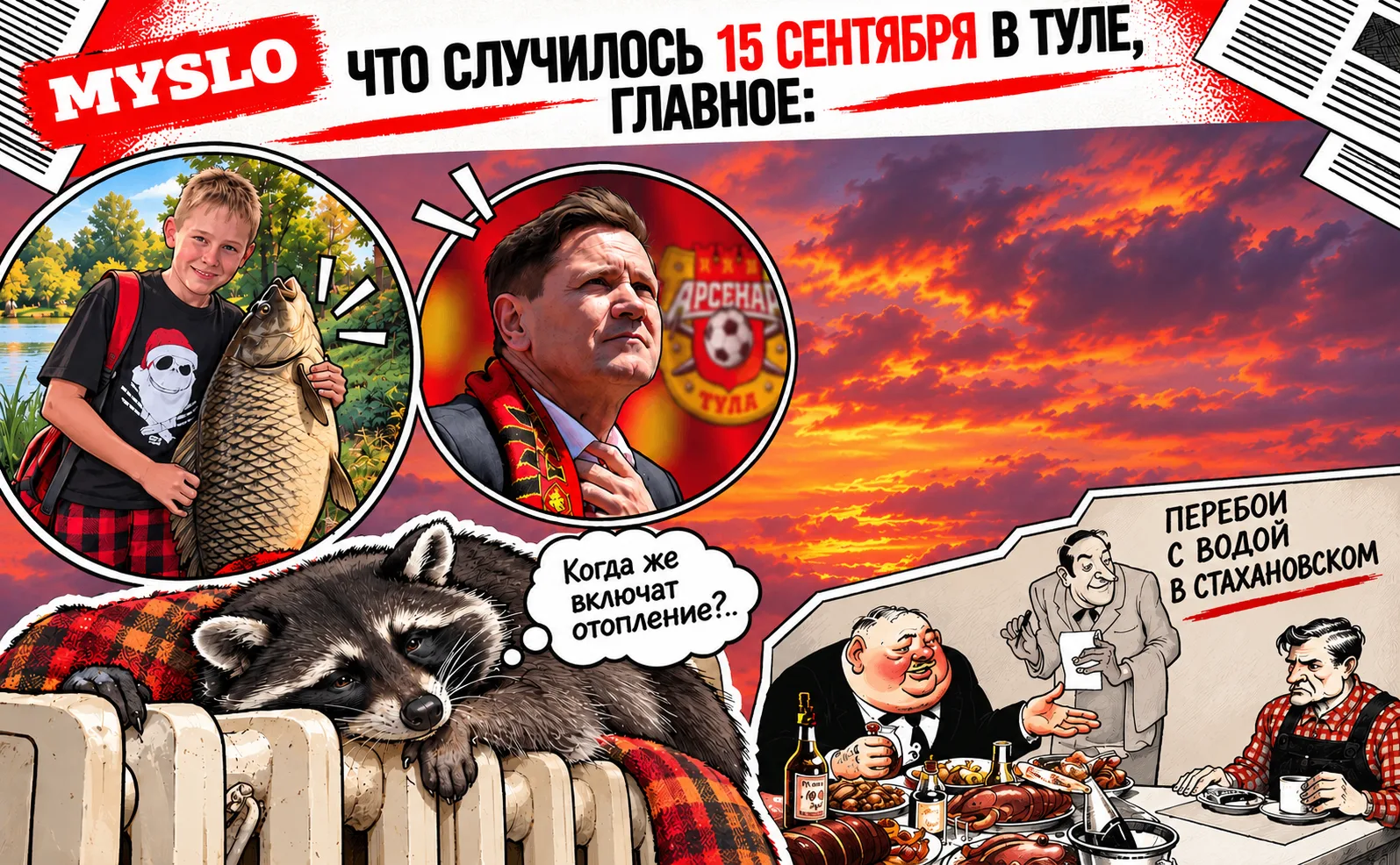 Что случилось 15 сентября в Туле, главное: