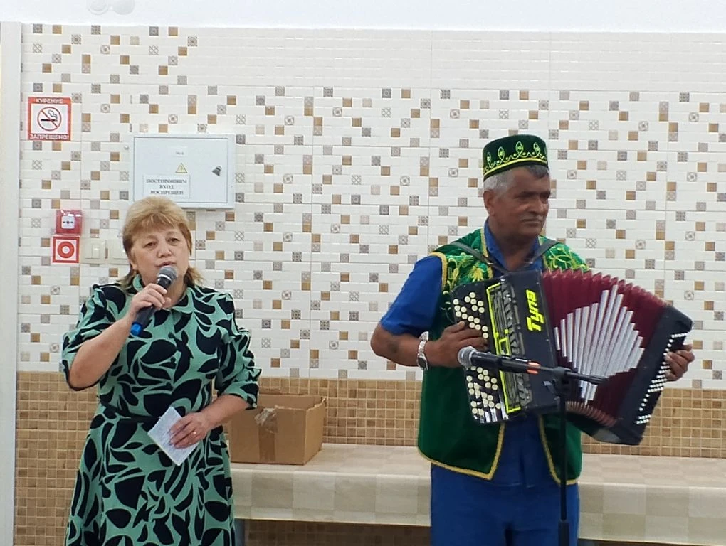 Сегодня к нам с концертным номером приехали талантливые артисты из Дубъязского сельског...