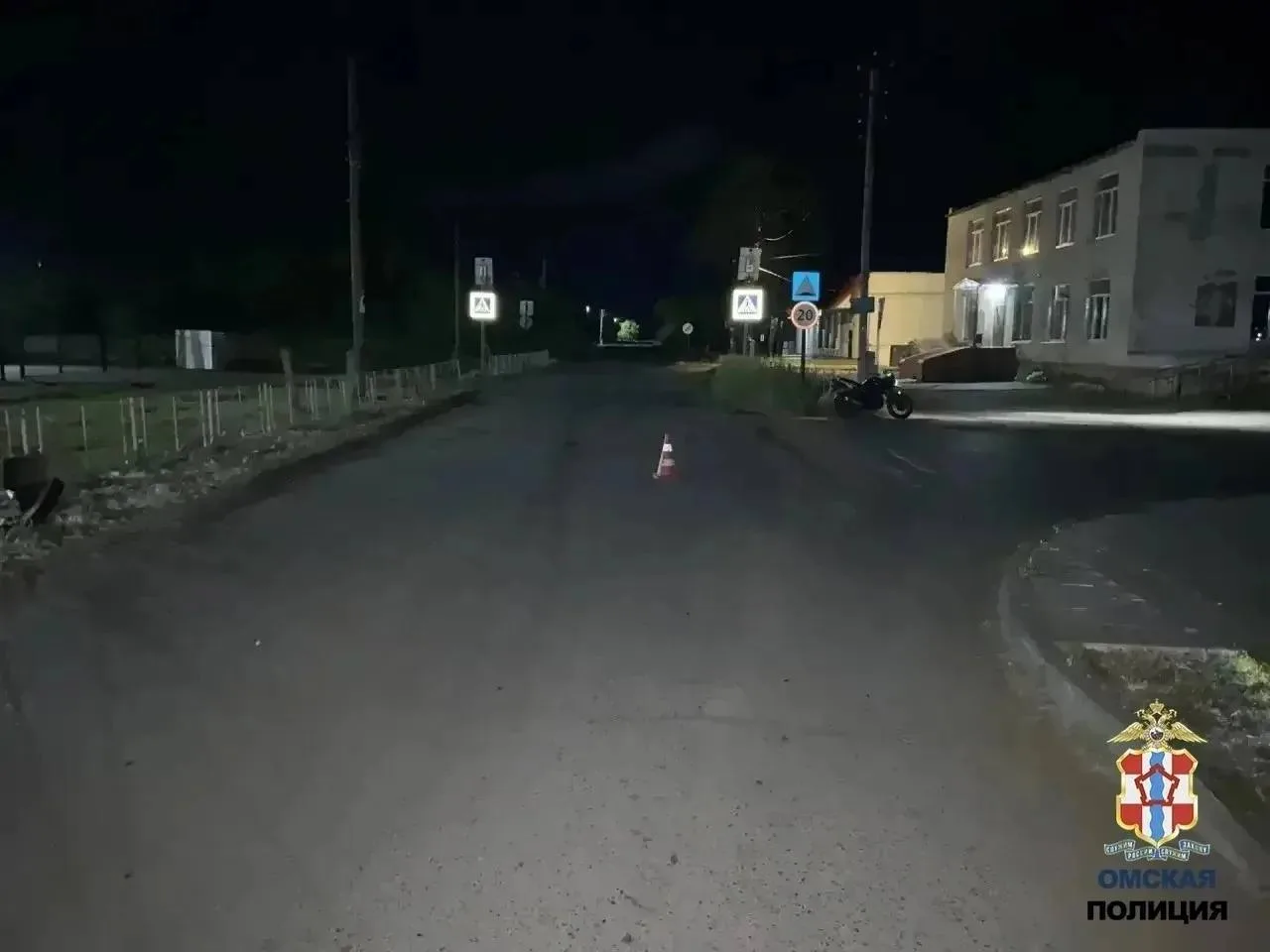 🏍Два подростка на мотоцикле попали в ДТП в Черлакском районе