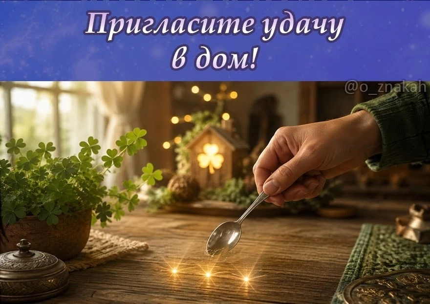 🍀 Чтобы удача в доме поселилась