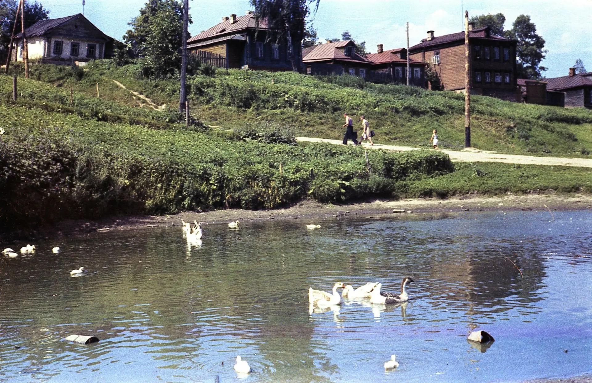 Загорск. Улица Суворова, (1955-1956 год).