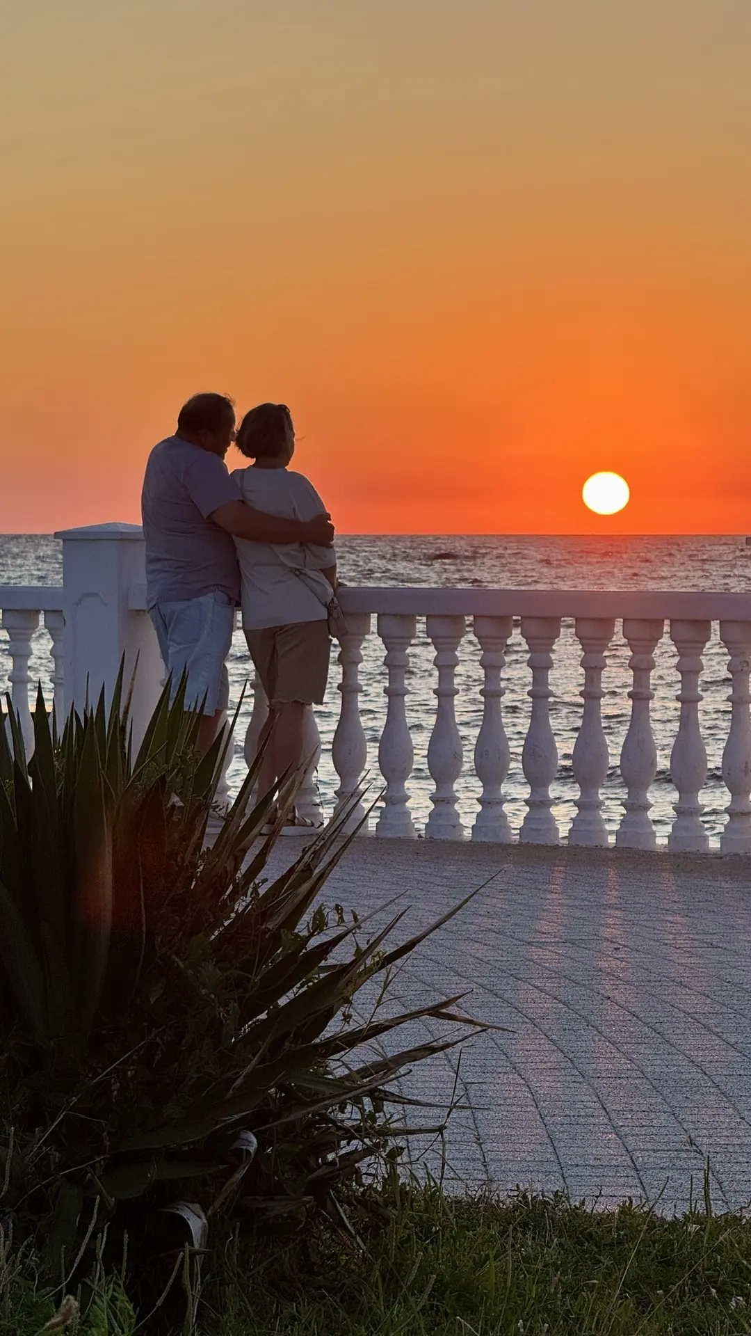 Момент заката на набережной парка Победы, сегодня 🌅 Севастополь