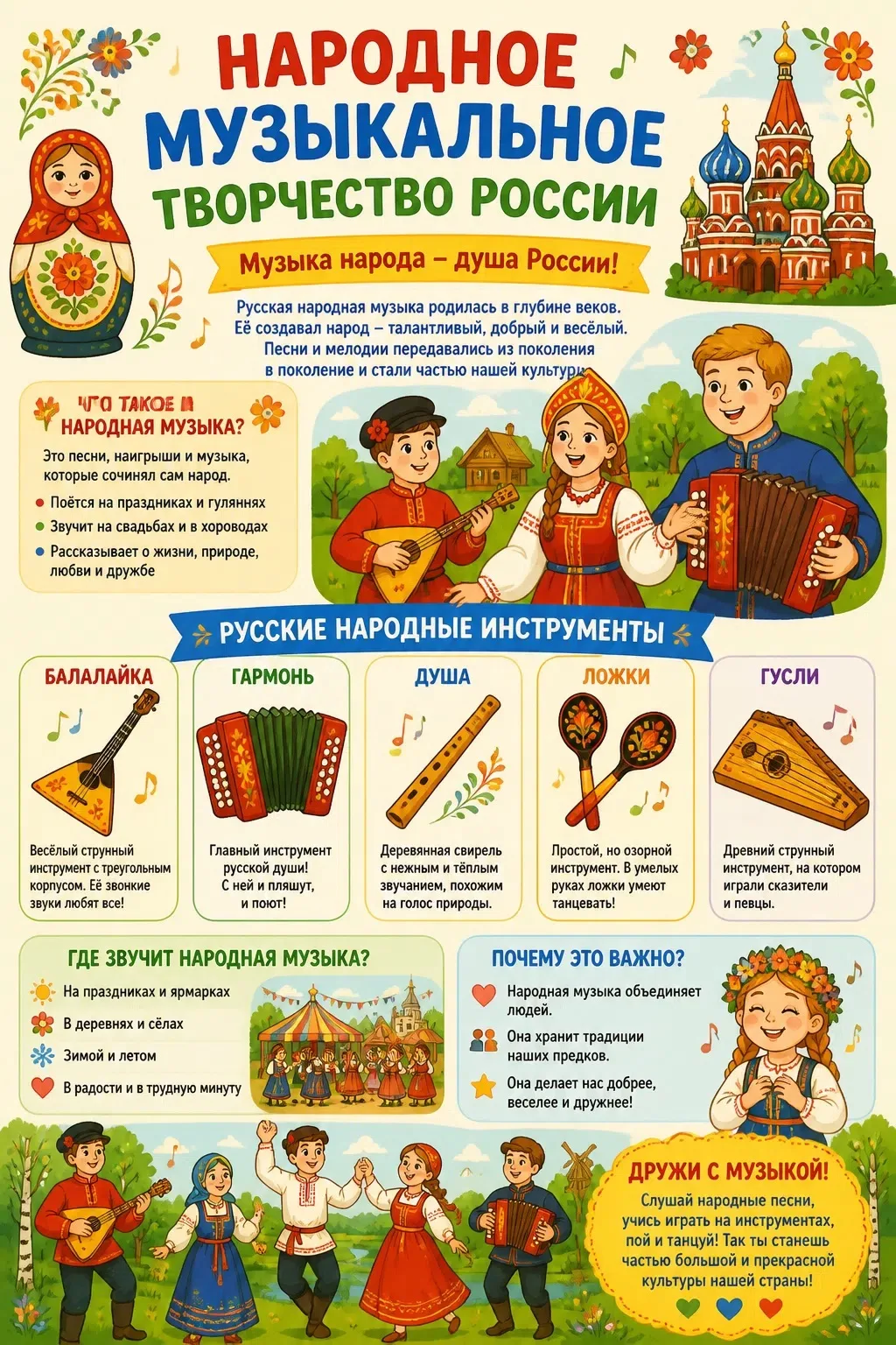 НАРОДНОЕ МУЗЫКАЛЬНОЕ ТВОРЧЕСТВО РОССИИ. 

Тематическая_рубрика в БАТАЙСКОЙ МУЗЫКАЛЬНОЙ ШКОЛЫ № 1.