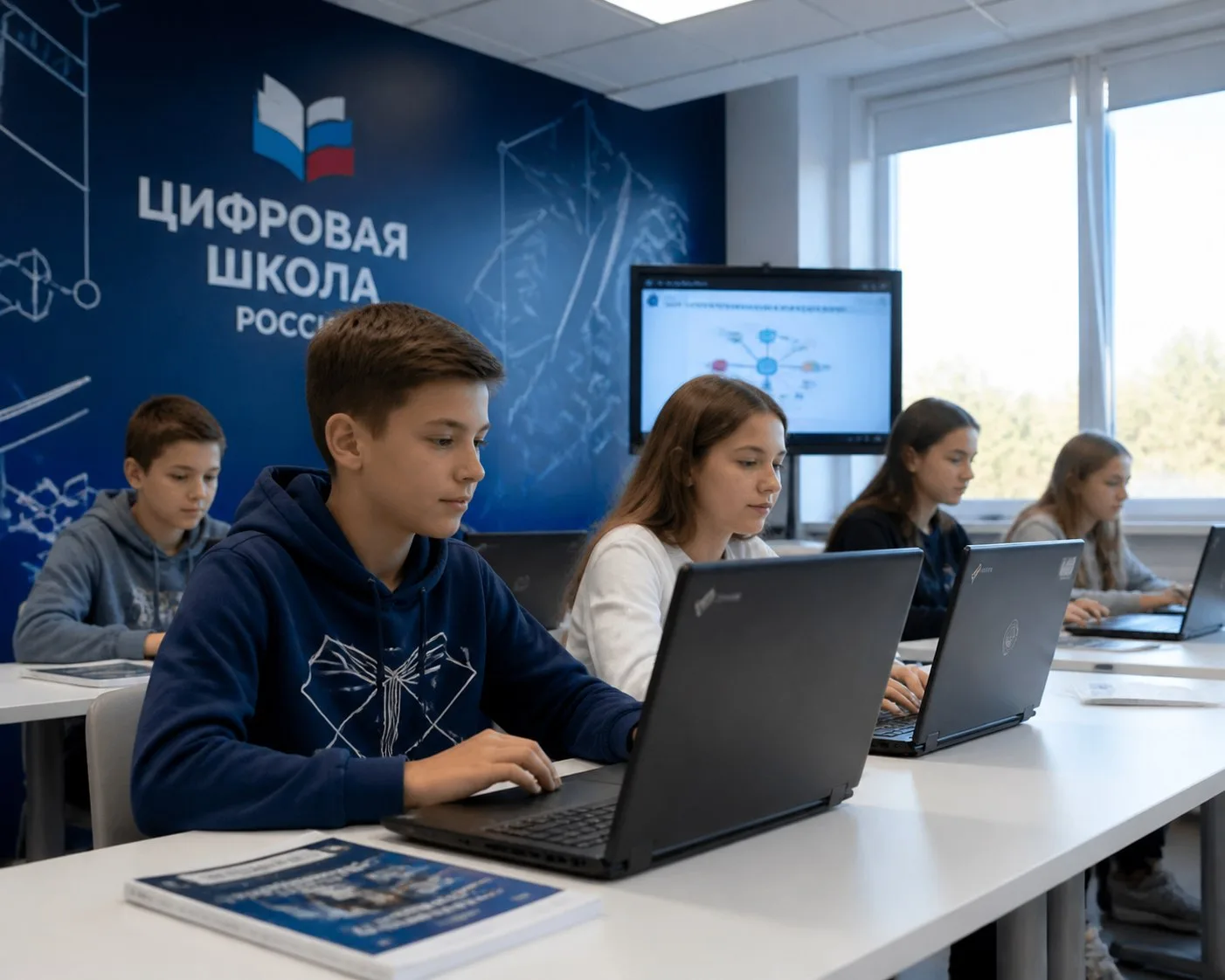 «Цифровая школа»: 1400 жителей уже прошли обучение. А вы помогаете своим? 💻👨‍👩‍👧‍👦