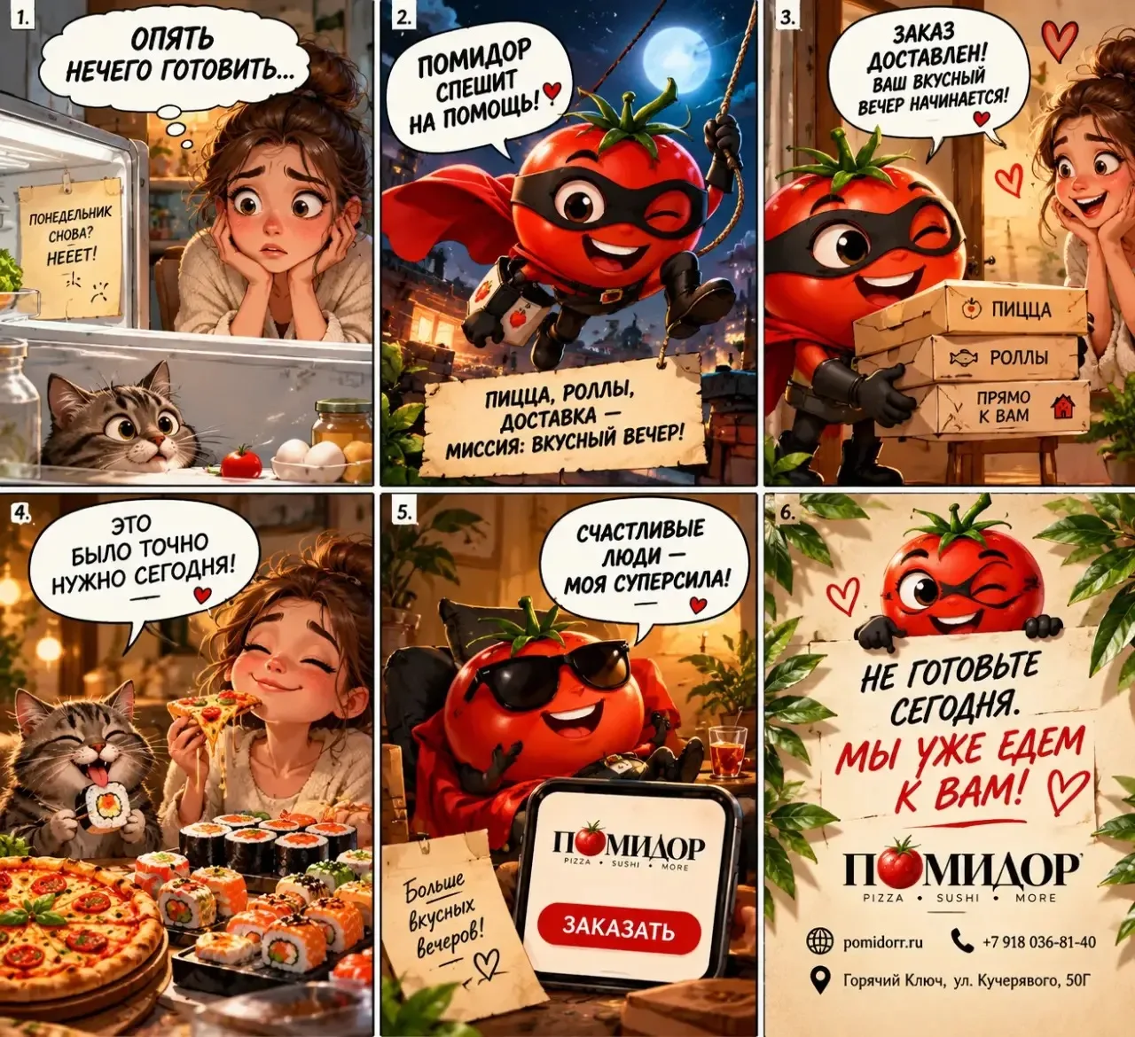 А что, если сегодня ужин уже едет к вам? 👀🍅