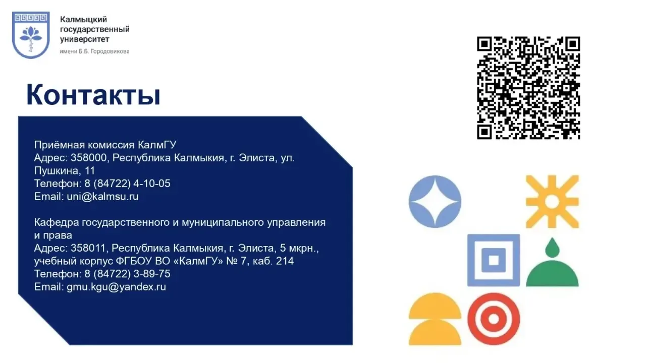 Бакалавриат: направление «Государственное и муниципальное управление», профиль «Управление территори