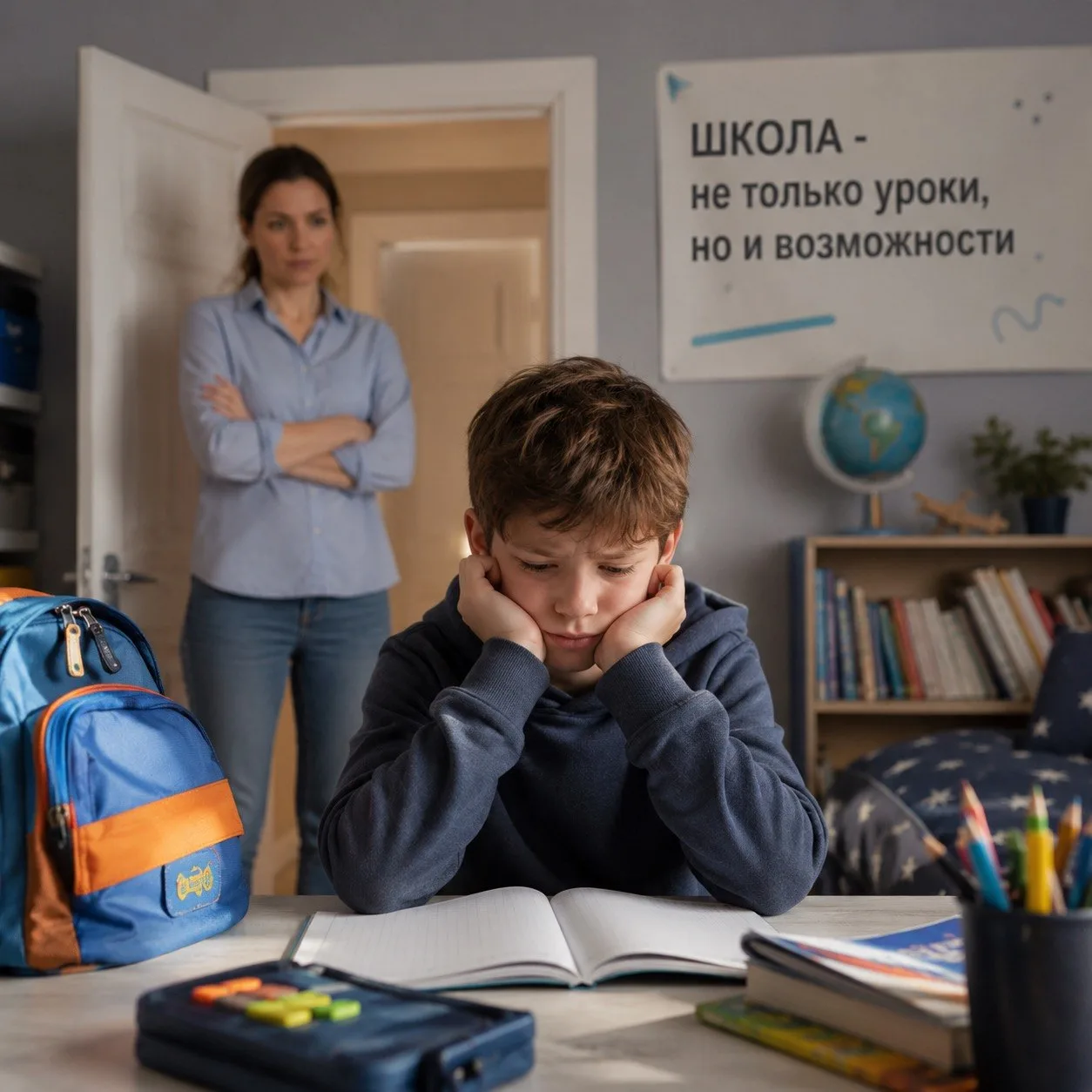 Ребёнок не хочет идти в школу: каприз или сигнал, что ему тяжело? 🎒