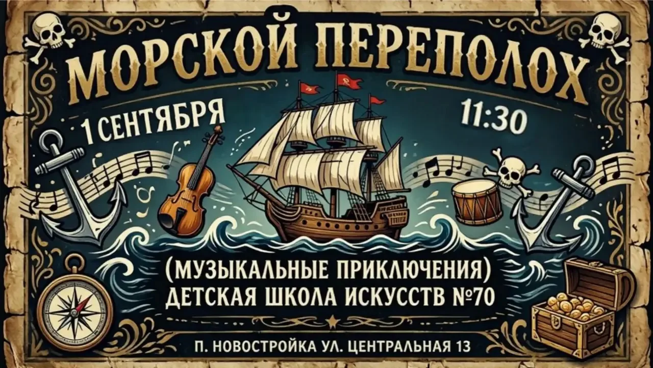 🔊Внимание, юные матросы и будущие маэстро! Наша Детская школа искусств поднимает паруса ⛵