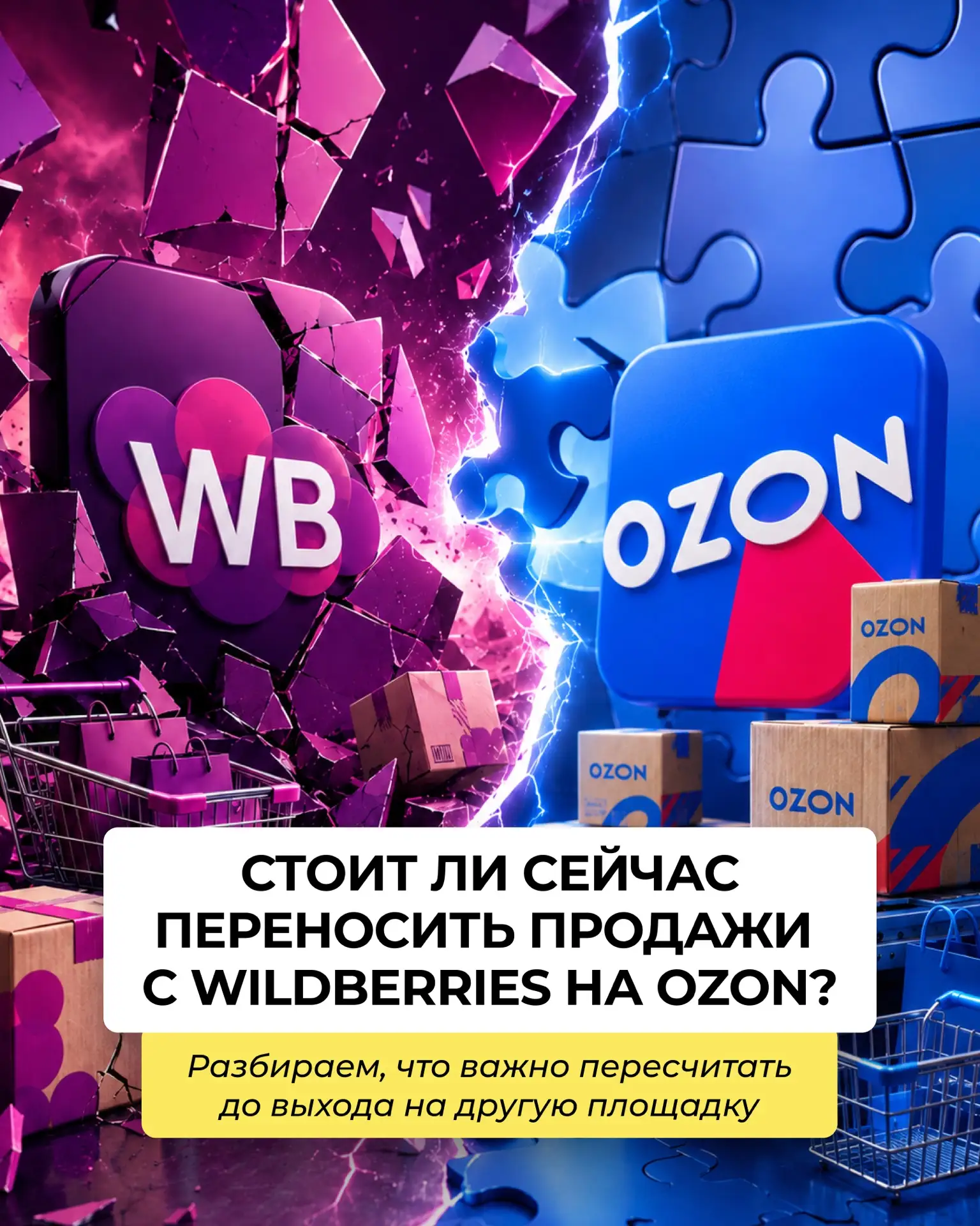 Ozon вместо Wildberries: точка роста или новая статья расходов?🪤